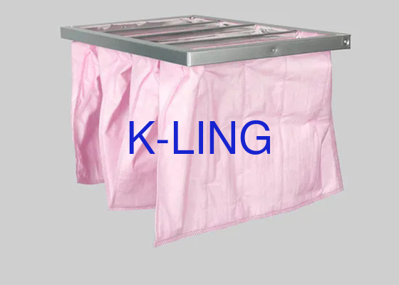 Vật liệu túi không dệt túi túi với hình vuông để làm sạch không khí hiệu quả