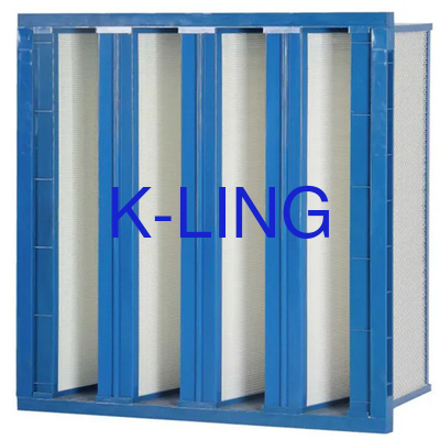 Bộ lọc ngân hàng khung nhựa V cho bộ lọc phòng sạch và hiệu suất trong môi trường công nghiệp