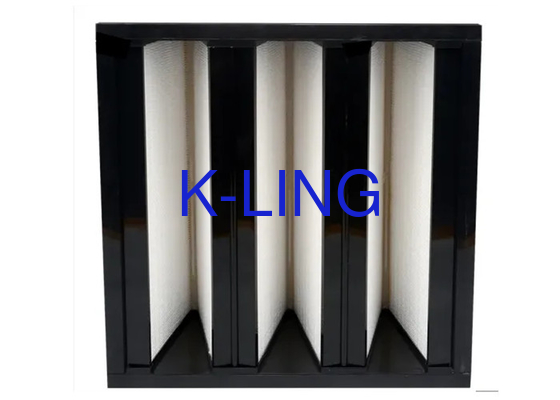 Bộ lọc pin V dính polyurethane trượt với dung lượng giữ bụi cao