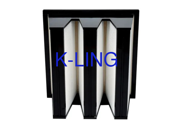 Bộ lọc pin V dính polyurethane trượt với dung lượng giữ bụi cao