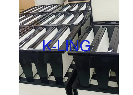 W hình dạng V-Bank loại bộ lọc HEPA nhựa trung bình công nghiệp Micro Air Filter
