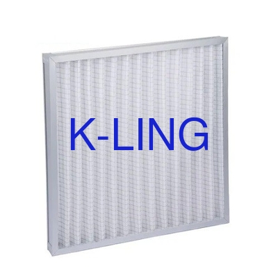 G1-G4 Bộ lọc không khí tấm pléted với sức đề kháng cuối cùng 150-250 và giảm áp suất 0,2" WG