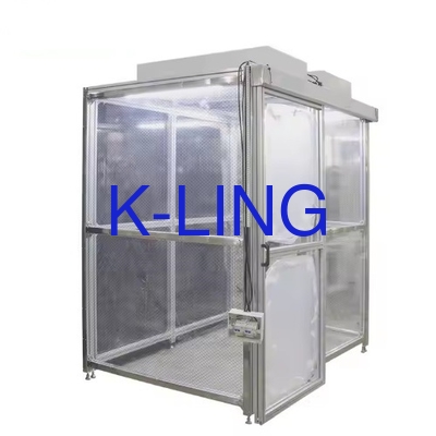 Phòng sạch Softwall gốc từ Quảng Đông với vật liệu khung nhôm 4000x4000x2596mm