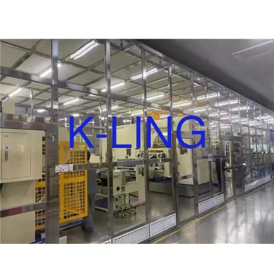 Phòng sạch vách mềm dễ lắp đặt Cấp 10-10000 Độ sạch 0.45m/s Tốc độ gió