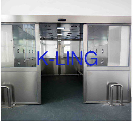 Đường hầm tắm không khí bằng thép không gỉ làm bằng vật liệu SUS304 T 1.0mm để kiểm soát ô nhiễm trong phòng sạch công nghiệp