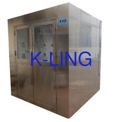 Module Assemble Type Stainless Steel Air Shower với bộ lọc HEPA mini-pleat H13 và nút dừng khẩn cấp