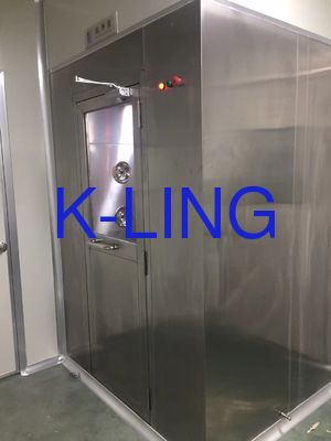 Module Assemble Type Stainless Steel Air Shower với bộ lọc HEPA mini-pleat H13 và nút dừng khẩn cấp