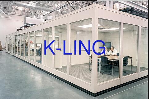 Modular Installation Laminar Flow Booth with Powder Coated Steel Frame and Construction