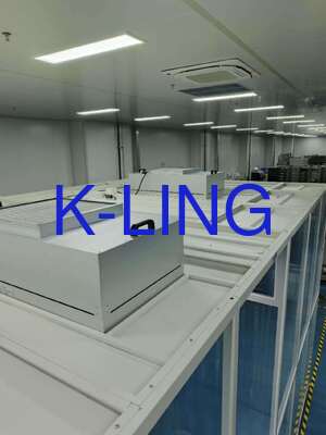 Lắp ráp và tháo rời nhanh Modular Cleanroom với 99,99% @ 0,3um HEPA lọc và ánh sáng tinh khiết 300LUX