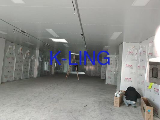 Phòng vệ sinh Softwall Phòng vệ sinh mô-đun với lớp 1000/ISO5/ISO6/ISO7 Tẩy rửa tự đứng hoặc gắn trên tường và Bộ lọc và bộ lọc trước HEPA