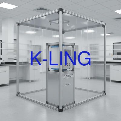 Phòng vệ sinh Softwall Phòng vệ sinh mô-đun với lớp 1000/ISO5/ISO6/ISO7 Tẩy rửa tự đứng hoặc gắn trên tường và Bộ lọc và bộ lọc trước HEPA