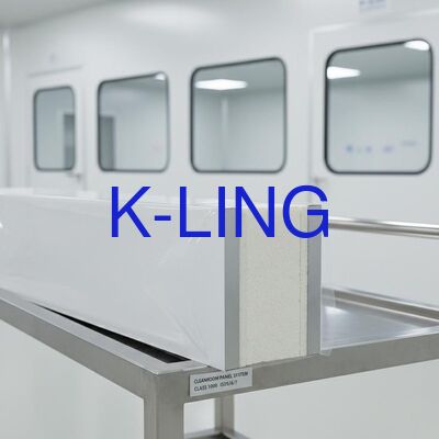 Tấm panel cách nhiệt Rock Wool Magie Kính 50mm Hardwall Cleanroom Cấp 1000 ISO5 ISO6 ISO7 Hệ thống tấm tường lọc