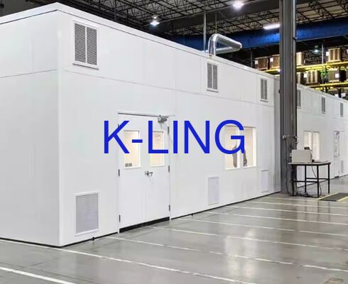 Phòng sạch module tấm sandwich 50mm với lọc ISO5 ISO6 ISO7 ISO8 cho mục đích công nghiệp