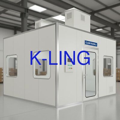 Phòng Sạch Mô-đun với Bộ lọc HEPA và Bộ lọc Thô, Tấm Sandwich Bông Khoáng Thủy Tinh Magie dày 50mm, và Cấp độ Tinh khiết ISO5 đến ISO8