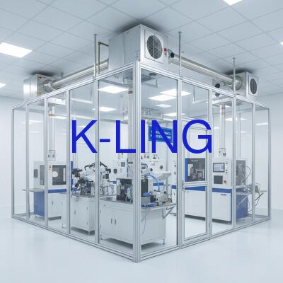 Phòng sạch mô-đun với ISO5/ISO6/ISO7/ISO8 mức độ tinh khiết, bộ lọc HEPA và bộ lọc trước và cài đặt mô-đun