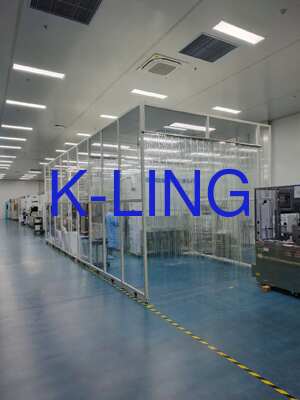 More Than 350 Lux Lighting Modular Cleanroom Laminar Flow Booth 80 Percent Air Return 20 Percent Exhaust Air Outlet Systems
