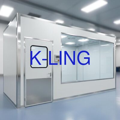 Phòng sạch dạng mô-đun với bộ lọc HEPA/ULPA 99,995% @ 0,3µm, Đơn vị quạt lọc 1175x1175x350mm và Phân loại ISO7