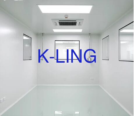 Anti static PVC Flooring Hardwall Cleanroom Incorporating 50mm Wall Thickness Ensuring Optimal Clean Environment Control