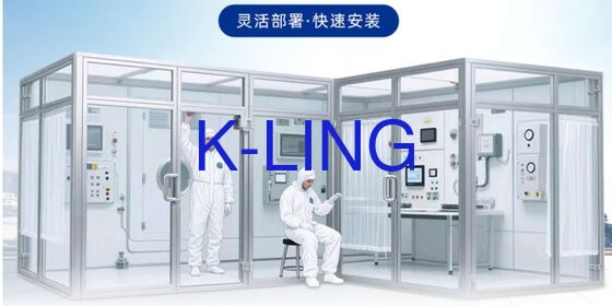 Mức tiếng ồn dưới 65 DB Phòng sạch mô-đun cung cấp ISO 5 ISO 6 ISO 7 ISO 8 Mức độ sạch và Bộ lọc HEPA ULPA để kiểm soát không khí chính xác