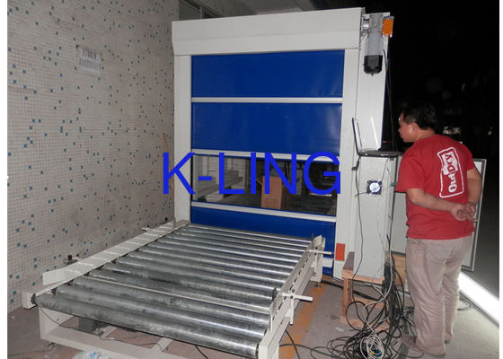 Đường hầm vòi hoa sen điều khiển PLC với đường lăn băng tải / Cửa trượt tự động