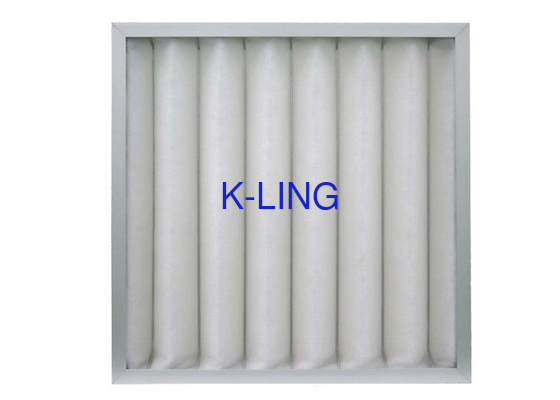 Kích thước tùy chỉnh Bảng điều khiển xếp ly Bộ lọc không khí Dây hàn G1 G2 G3 G4 Khung kim loại hiệu quả