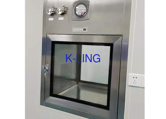 Hộp thông qua phòng sạch liên động điện tử với vô trùng động dòng Laminar