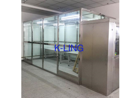 Nhà thuốc Mô-đun Ăn chay Softwall Phòng sạch Loại 100 đến Loại 100000 SS Ống vuông