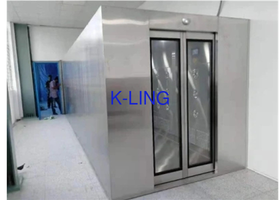 Hầm vòi hoa sen cửa trượt tự động với 3 quạt gió và vòi phun khí có thể điều chỉnh