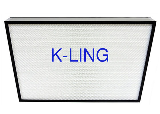 Khung nhôm ép đùn Bộ lọc HEPA xếp nếp nhỏ không có dấu phân cách Chứng nhận ISO