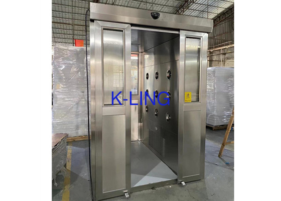 Đường hầm tắm không khí cửa trượt với 3 quạt gió có thể điều chỉnh tốc độ