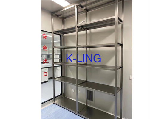 Kích thước tùy chỉnh Kệ lưu trữ bằng thép không gỉ 304 cho nhà máy phòng sạch