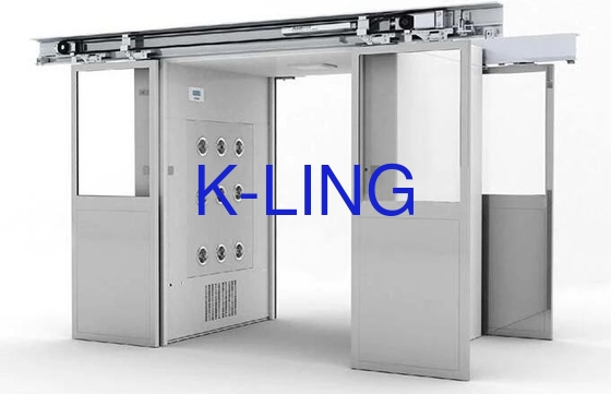 Đường hầm phòng tắm không khí phòng sạch công nghiệp được xếp hạng IP54 với bảng điều khiển vi điện tử