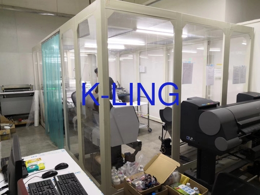 Bộ lọc H13 Lớp Softwall Phòng sạch với luồng không khí một chiều Màu trắng