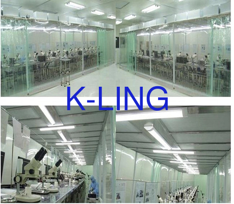 Gian hàng dòng chảy phòng sạch có độ ẩm cao với tường màng PVC