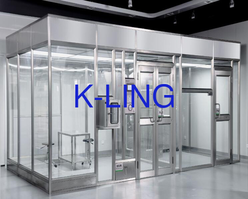 Phòng sạch tường cứng H14 với xử lý bề mặt đánh bóng Chiếu sáng ≥500Lux