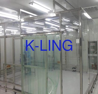 Phòng sạch Softwall chiếu sáng cao H14 Luồng không khí không định hướng