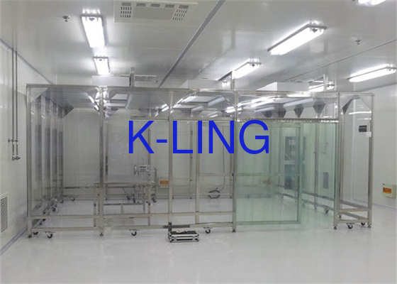 Dễ cài đặt Softwall Phòng sạch với tiếng ồn≤60dB Đối với độ ẩm 45 - 65%RH