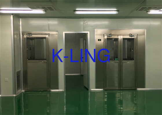 Máy tính vi tính Kiểm soát Stainless Steel Air Shower Tốc độ không khí 20-25m/s Đèn LED