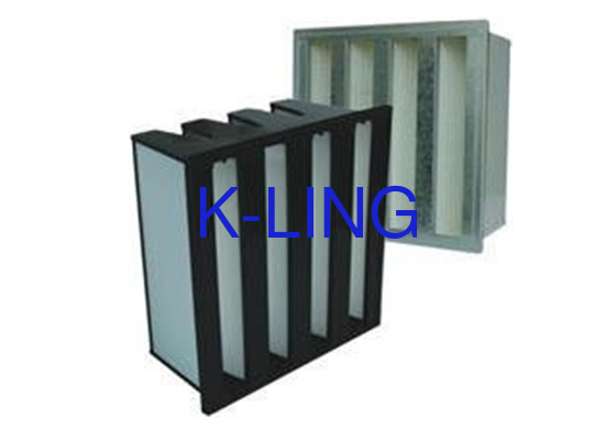 V Ngân hàng lọc không khí dung lượng bụi 18 m2 Với EVA Gasket Với dung lượng giữ bụi lớn