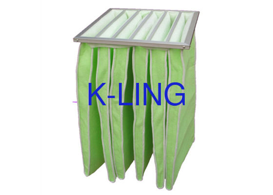 Bộ lọc không khí túi chống ẩm khung hợp kim nhôm thép kẽm cho hệ thống HVAC