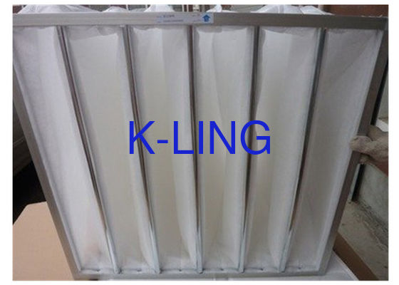 Bộ lọc không khí túi với chống ẩm bằng sợi tổng hợp áp suất ban đầu 50Pa