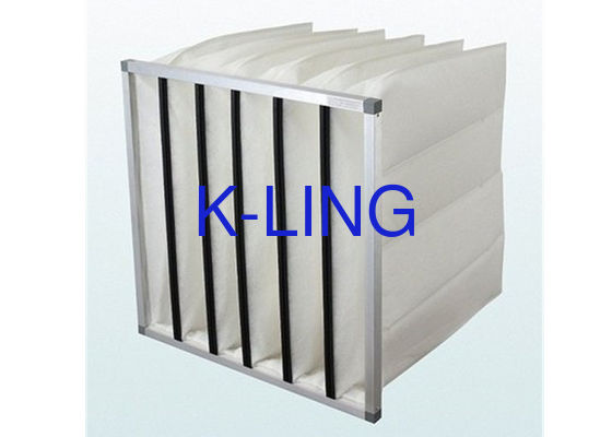 Hiệu quả túi lọc sợi tổng hợp túi lọc không khí với khung hợp kim nhôm