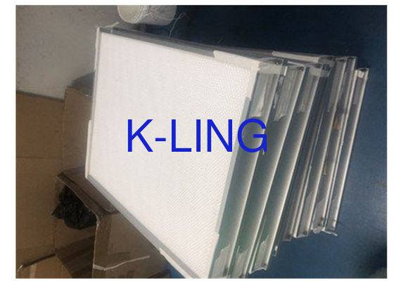 Tùy chỉnh ≤100.C Hot Melt Adhesive Mini Pleated Aluminum Alloy ULPA Air Filter
