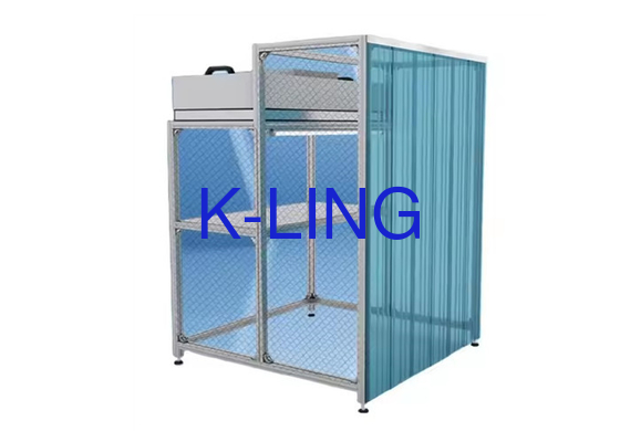 Phòng sạch Softwall lớp 100-100000 với bộ lọc HEPA H14 khung tùy chỉnh