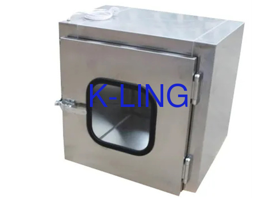 600 * 600 * 600mm Khu vực làm việc bên trong Hòm sạch hộp thông qua với nâng tùy chỉnh và hạ cánh hỗ trợ