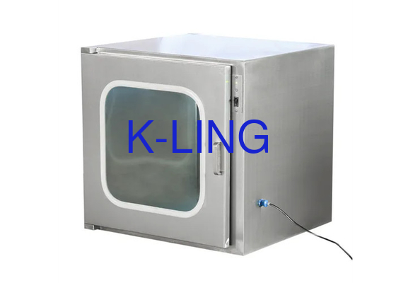Chìa khóa bao gồm 600 * 600 * 600mm Khu vực làm việc bên trong Hộp thông qua tĩnh cho phòng sạch