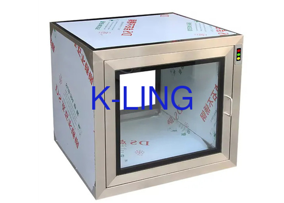 220V/50Hz Cleanroom Pass Box với quy trình đâm và ánh sáng UV vận chuyển nhanh