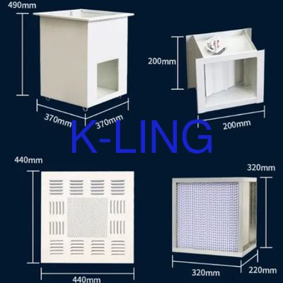 Hộp lọc đầu cuối kích thước bên ngoài 1175x575x350mm Đối với các ứng dụng công nghiệp
