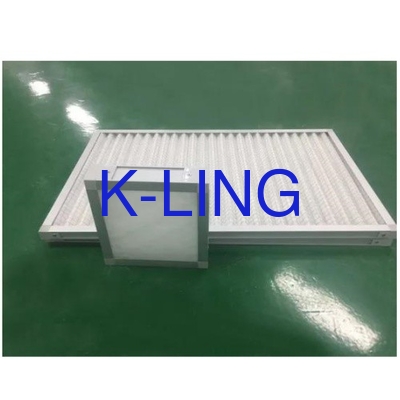 Thiết kế bộ lọc bảng với vật liệu trung bình bọt PU Bộ lọc không khí bảng G1-G4 Hiệu quả