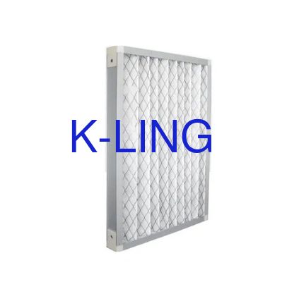 G1-G4 Bộ lọc không khí tấm pléted với sức đề kháng cuối cùng 150-250 và giảm áp suất 0,2